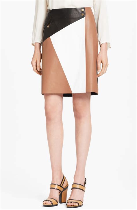 Michael Kors leather skirt